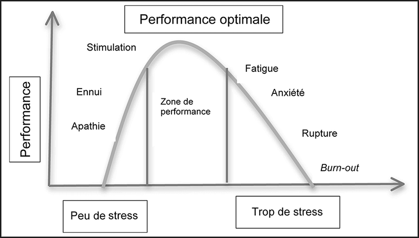 Stress courbe-de-Yerkes-et-Dodson | Performance et Coaching